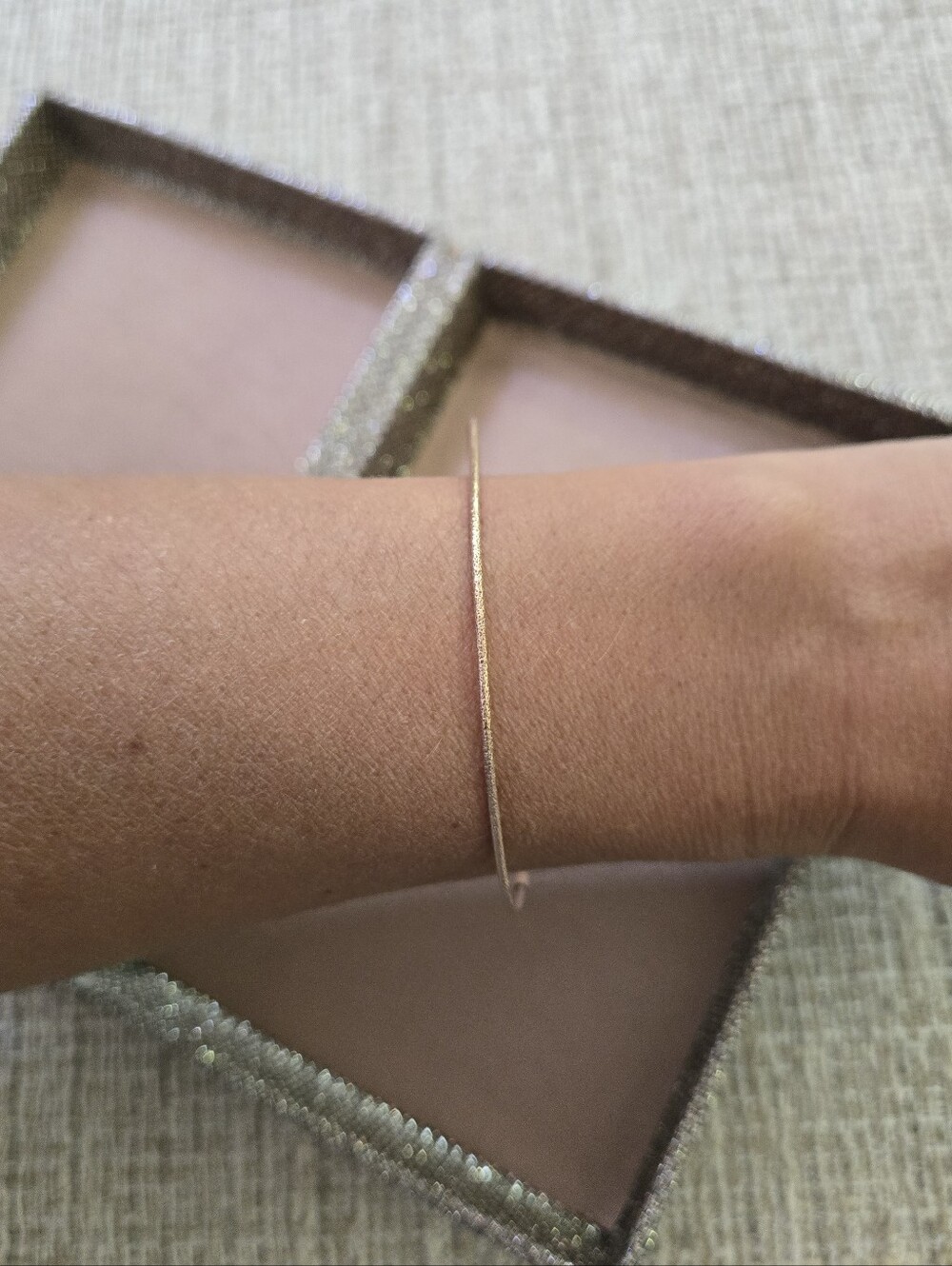 14k Rose Gold Bangle Bracelet